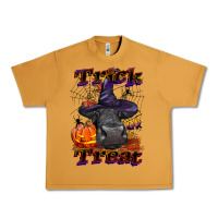 Peanut Butter Trick Or Treat Black Angus Heifer Urban Heavy Tee - LillyAllenDesigns