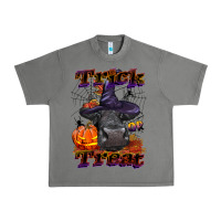Tornado Trick Or Treat Black Angus Heifer Urban Heavy Tee - LillyAllenDesigns