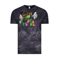 Cloud Black spooky crusher monster truck Vintage Tee - LillyAllenDesigns