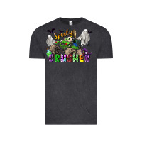 Vintage Black spooky crusher monster truck Vintage Tee - LillyAllenDesigns