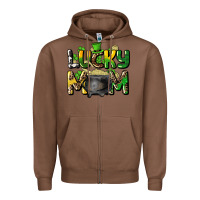 Chestnut lucky mom St. Patrick's Zipper Hoodie - HowdyJamesFarm