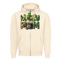 Sandshell lucky mom St. Patrick's Zipper Hoodie - HowdyJamesFarm