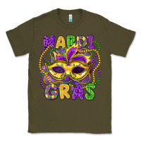 Army Green mardi gras mask Classic Tee - LillyAllenDesigns