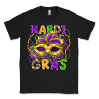 Black mardi gras mask Classic Tee - LillyAllenDesigns
