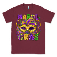 Burgundy mardi gras mask Classic Tee - LillyAllenDesigns