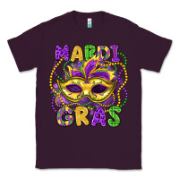 Plum mardi gras mask Classic Tee - LillyAllenDesigns