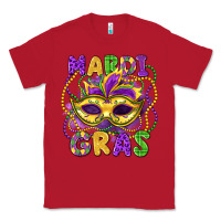 Red mardi gras mask Classic Tee - LillyAllenDesigns