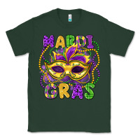 Sports Green mardi gras mask Classic Tee - LillyAllenDesigns