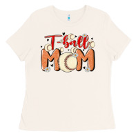 Bone t ball mom Ladies Tee - MaliasSmallBusiness