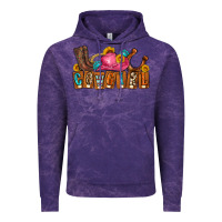 Cloud Purple cowgirl Vintage Hoodie - LillyAllenDesigns