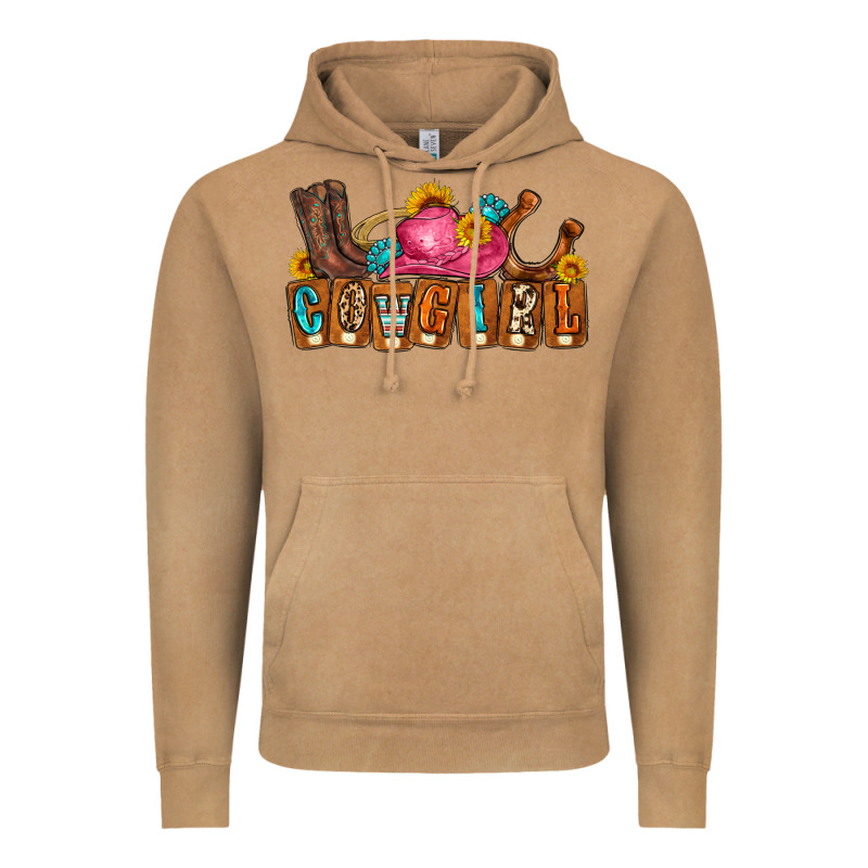 Cowgirl Vintage Hoodie by LillyAllenDesigns | Teevron