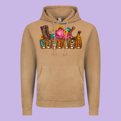 Cowgirl Vintage Hoodie Designed By Lillyallendesigns