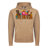 Vintage Coffee cowgirl Vintage Hoodie - LillyAllenDesigns