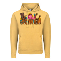 Vintage Mustard cowgirl Vintage Hoodie - LillyAllenDesigns
