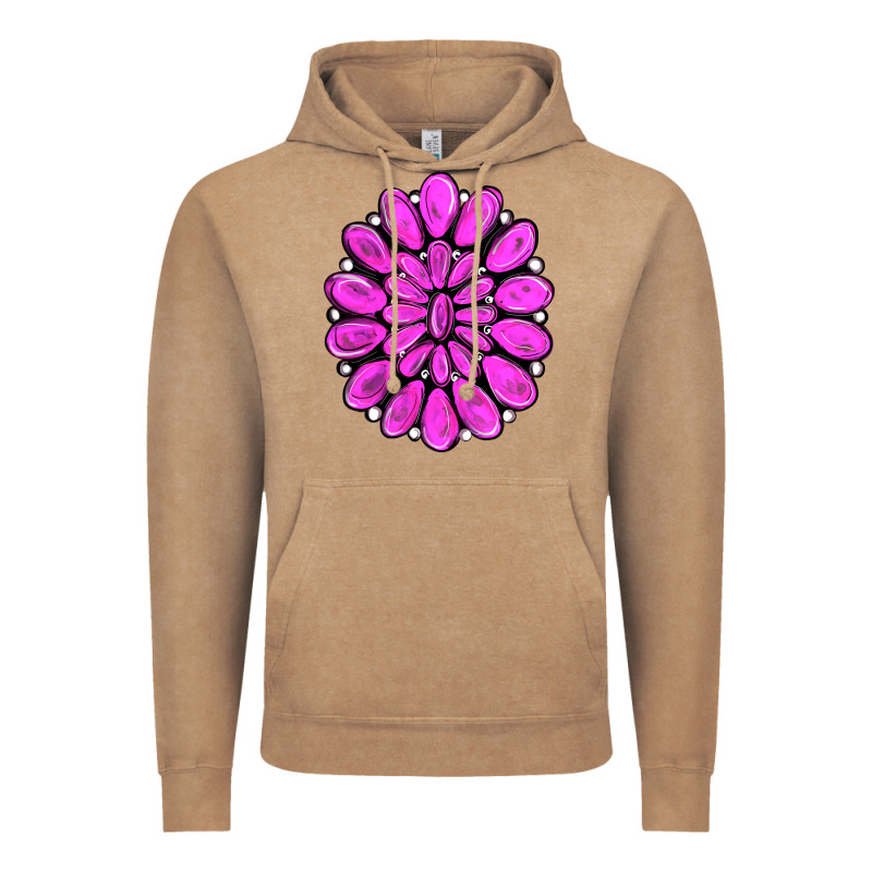Pink Gemstone Vintage Hoodie by RanaPortraitStore | Teevron