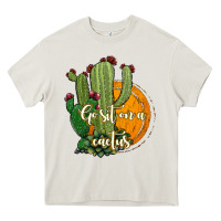 Cream cactus go sit on a cactus Heavy Core Tee - Jasminsmagicworld