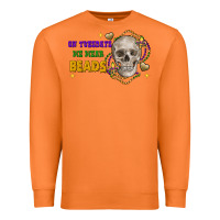 Carrot on tuesdays we wear beads skull Premium Sweatshirt - FaDigitalArtStudio