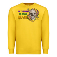 Lemon on tuesdays we wear beads skull Premium Sweatshirt - FaDigitalArtStudio