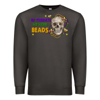 Smoke on tuesdays we wear beads skull Premium Sweatshirt - FaDigitalArtStudio