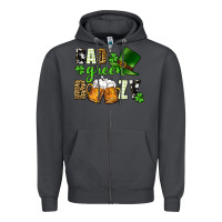 Smoke Bad green boozy St. Patrick's Day Zipper Hoodie - CowGirlArtShop