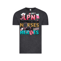 Vintage Black lpn because nurses need heroes Vintage Tee - LillyAllenDesigns