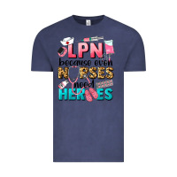 Vintage Denim lpn because nurses need heroes Vintage Tee - LillyAllenDesigns