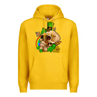 Lemon St. Patrick's boho skull Premium Hoodie - OliviaCreatesArt