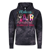 Cloud Black making hair beautiful is kinda my thing Vintage Hoodie - LillyAllenDesigns