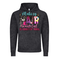 Vintage Black making hair beautiful is kinda my thing Vintage Hoodie - LillyAllenDesigns