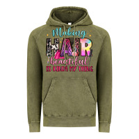 Vintage Olive making hair beautiful is kinda my thing Vintage Hoodie - LillyAllenDesigns