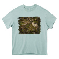Arona green hunter camouflage pattern brushstroke Heavy Core Tee - Jasminsmagicworld