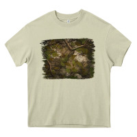 Mossy green hunter camouflage pattern brushstroke Heavy Core Tee - Jasminsmagicworld
