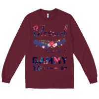 Burgundy Blessed To Be Called Gammy Long Sleeve Tee - Bettercallsaul