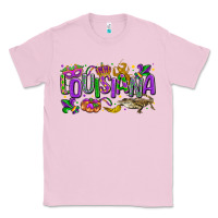 Bubblegum Pink louisiana mardi gras Classic Tee - LillyAllenDesigns