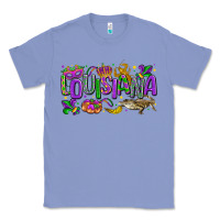 Colony Blue louisiana mardi gras Classic Tee - LillyAllenDesigns