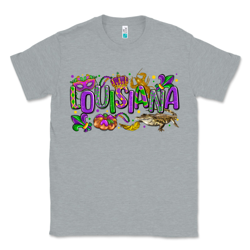Louisiana Mardi Gras Classic Tee by LillyAllenDesigns | Teevron