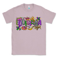 Lilac louisiana mardi gras Classic Tee - LillyAllenDesigns
