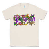 Natural louisiana mardi gras Classic Tee - LillyAllenDesigns