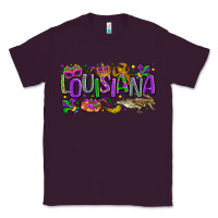 Plum louisiana mardi gras Classic Tee - LillyAllenDesigns