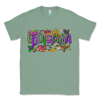 Sage louisiana mardi gras Classic Tee - LillyAllenDesigns