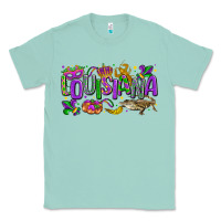 Seafoam louisiana mardi gras Classic Tee - LillyAllenDesigns