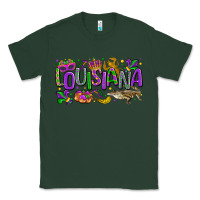 Sports Green louisiana mardi gras Classic Tee - LillyAllenDesigns
