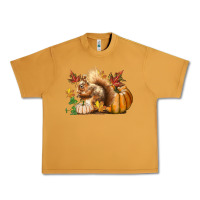 Peanut Butter Fall Squirrel Urban Heavy Tee - LillyAllenDesigns