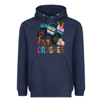 Navy Egg Crusher Heavyweight Hoodie - BundleAndBundleShop