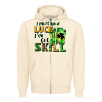 Sandshell I don't need luck i've got skill Zipper Hoodie - CowGirlArtShop