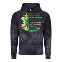Cloud Black inspirational flower and quote design Vintage Hoodie - LillyAllenDesigns