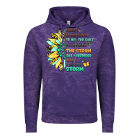 Cloud Purple inspirational flower and quote design Vintage Hoodie - LillyAllenDesigns