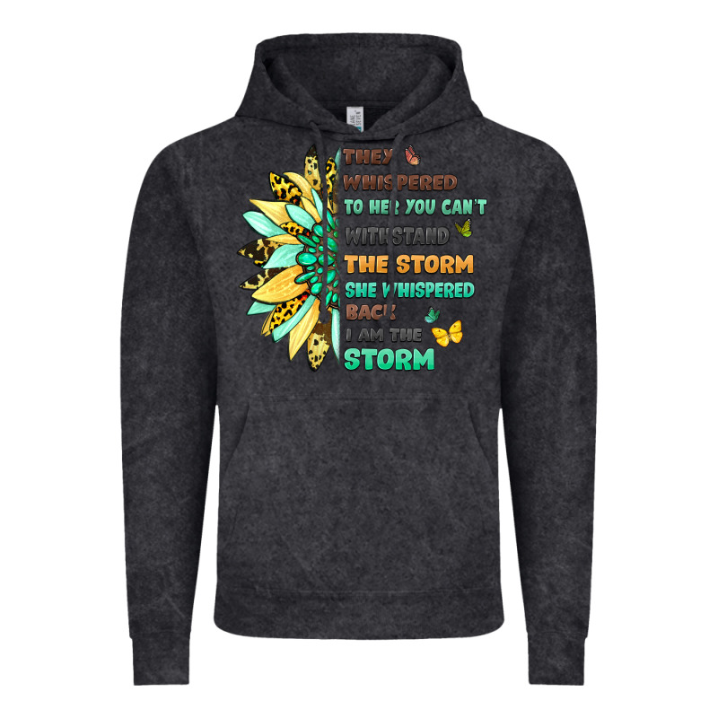 Inspirational Flower And Quote Design Vintage Hoodie by LillyAllenDesigns | Teevron
