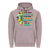 Vintage Zinc inspirational flower and quote design Vintage Hoodie - LillyAllenDesigns