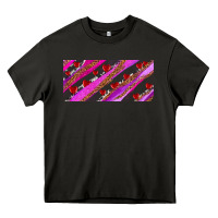 Asphalt leopar and cowhide with heart candies Heavy Core Tee - AdoDesignShop
